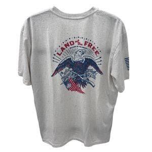 Nine Line Apparel Men's 2XL Patriots Club Land Of The Free Graphic T-Shirt